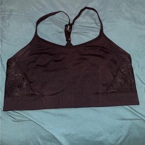 Torrid black Lace Seamless Racerback Bralette